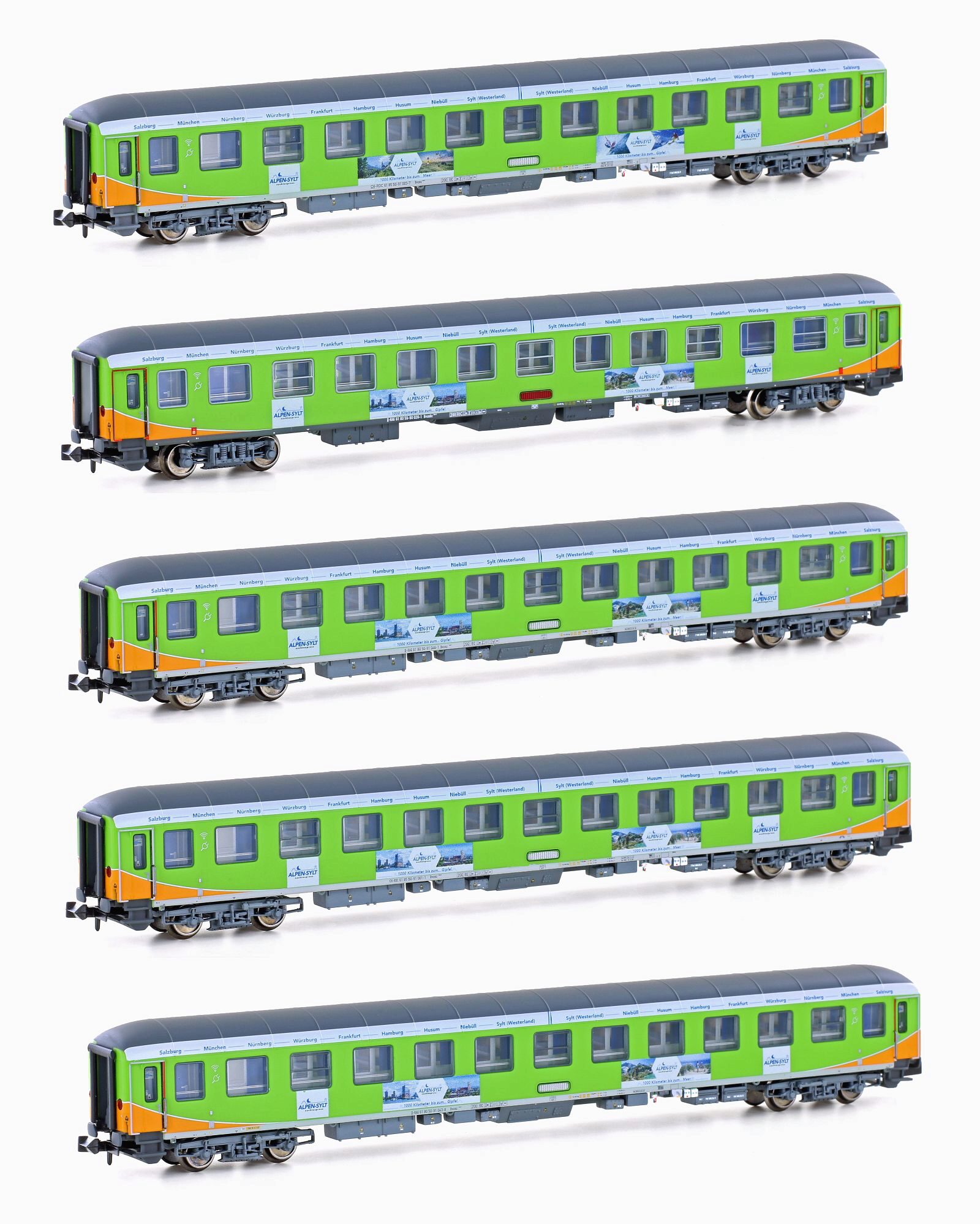 L.S. Models 96034 Alpen-Sylt-Express 5-tlg. 4x Bvcmz248.5 1x Bvxmbz249.1 Ep.VI